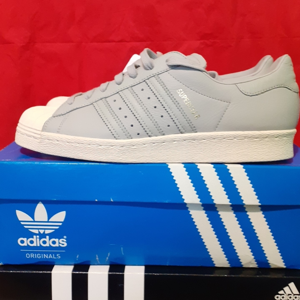 Adidas NEW YORK KNICKS Super Star 80s ALL LEATHER wmns10/men9